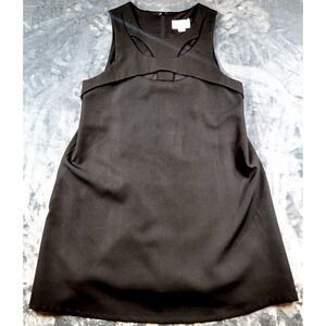 LoveRiche Women Sleeveless Cutout Neckline Party/Cocktail Dress- Black - Large